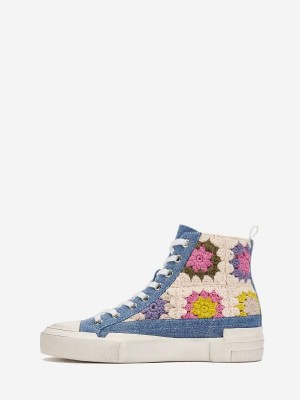 ASH Goa Hoge Sneakers Dames Blauw | 579260WDV