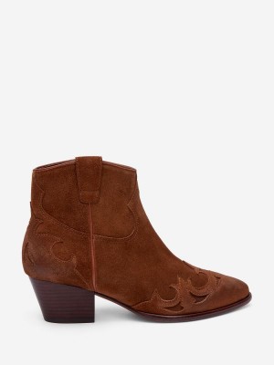 ASH Harlow Enkellaarzen Dames Russet | 748605FOH