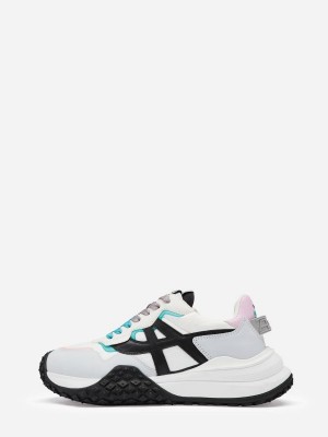 ASH Joker Lage Sneakers Dames Wit Zwart | 013495KPJ