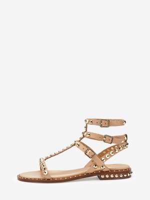 ASH Play Platte Sandalen Dames Goud | 792604UXF