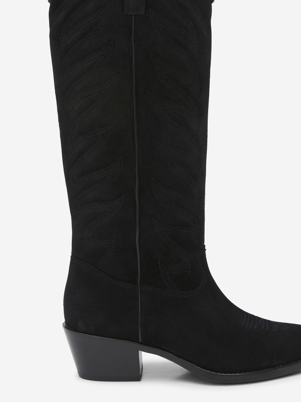 ASH Delirium Long Boots Dames Zwart | 170249YKB