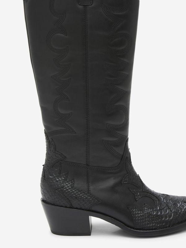 ASH Dream Long Boots Dames Zwart | 056792WKV