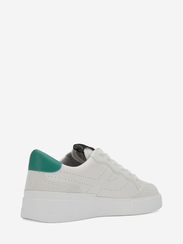 ASH Free Lage Sneakers Dames Wit Groen | 190634RUS