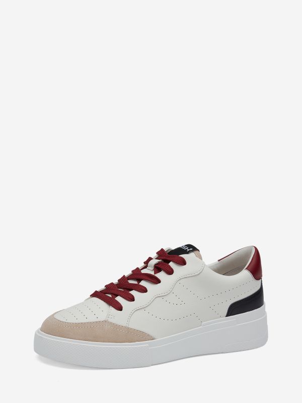 ASH Free Lage Sneakers Dames Zwart Wit Rood | 367180XNR