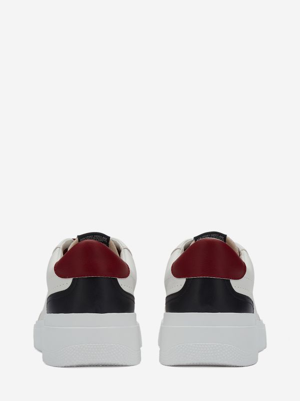 ASH Free Lage Sneakers Dames Zwart Wit Rood | 367180XNR