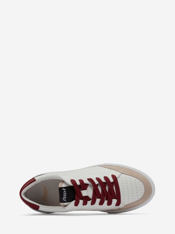 ASH Free Lage Sneakers Dames Zwart Wit Rood | 367180XNR