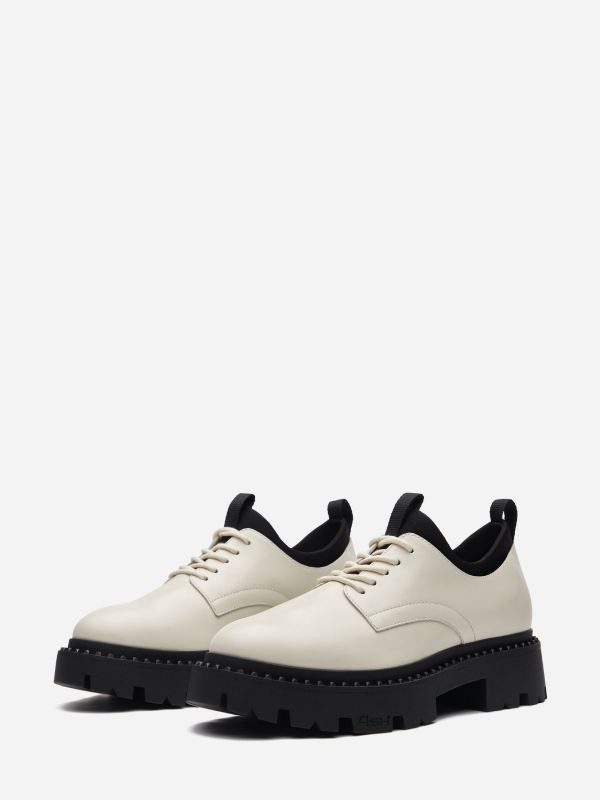 ASH Giant Oxfords Dames Zwart | 675031NQD