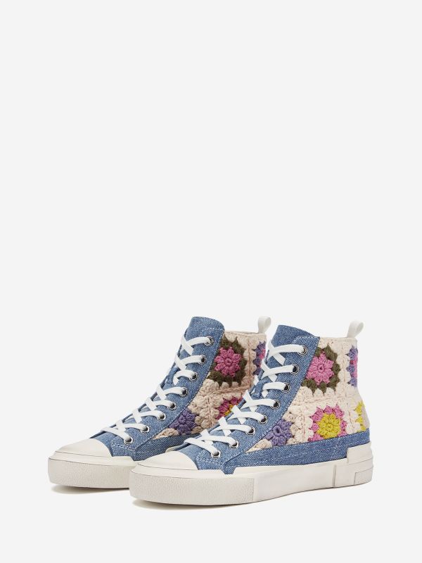 ASH Goa Hoge Sneakers Dames Blauw | 249057NFE