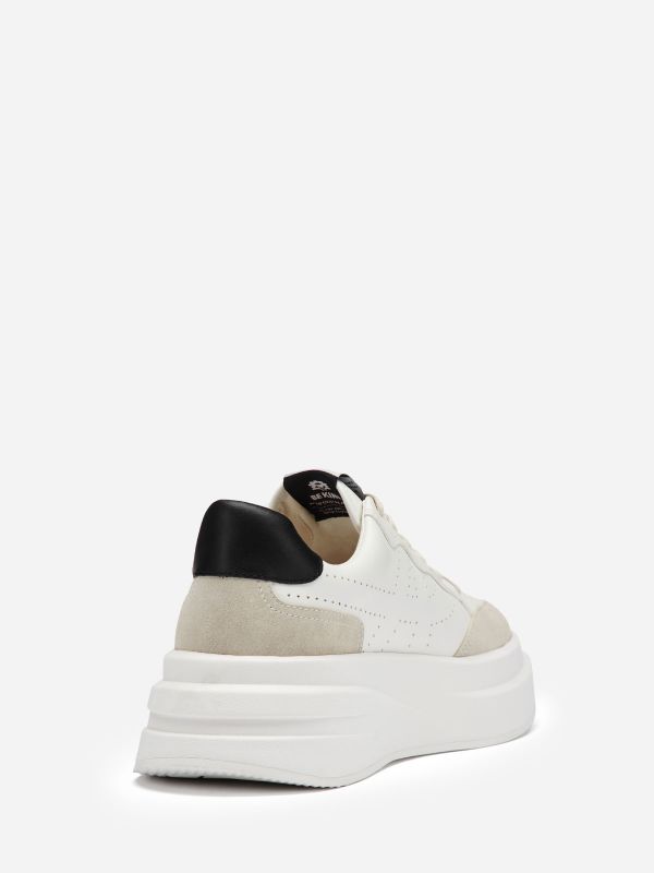 ASH Impuls Lage Sneakers Dames Wit Zwart | 264817SWU