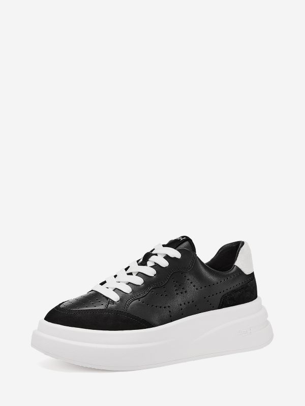 ASH Impuls Lage Sneakers Dames Zwart Wit | 506149VQE