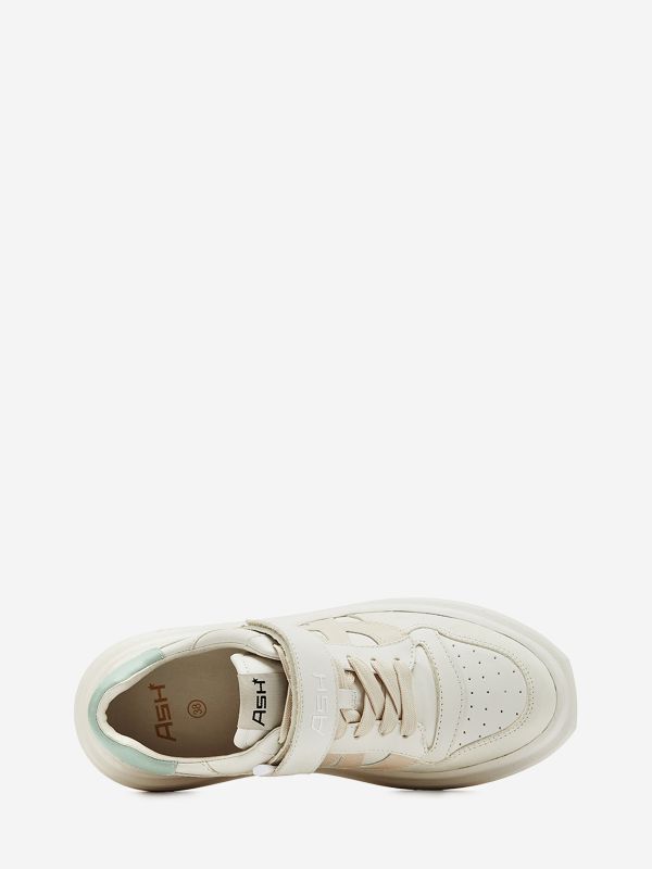 ASH Indy Lage Sneakers Dames Wit Mintgroen Metal Wit | 062914HIP