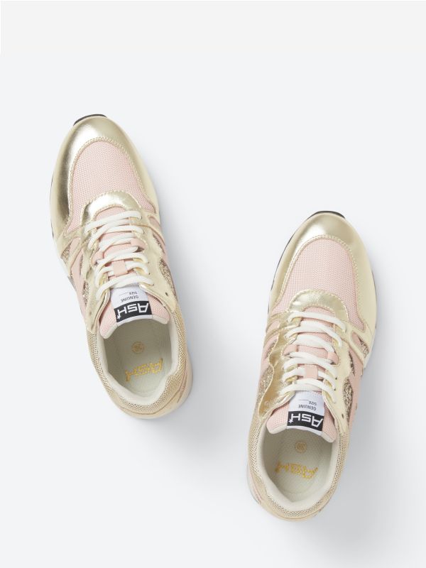 ASH Lux Lage Sneakers Dames Platine / Pinksalt | 716245HCV