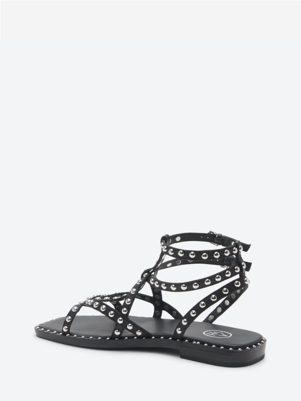 ASH Mamba Platte Sandalen Dames Zwart | 931582BMA