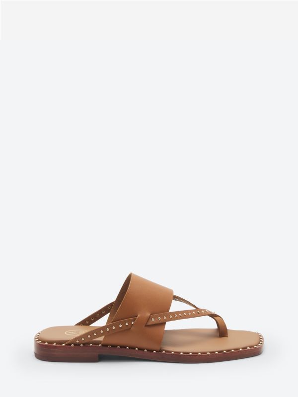 ASH Med Platte Sandalen Dames New Cinnamon | 865932YFR