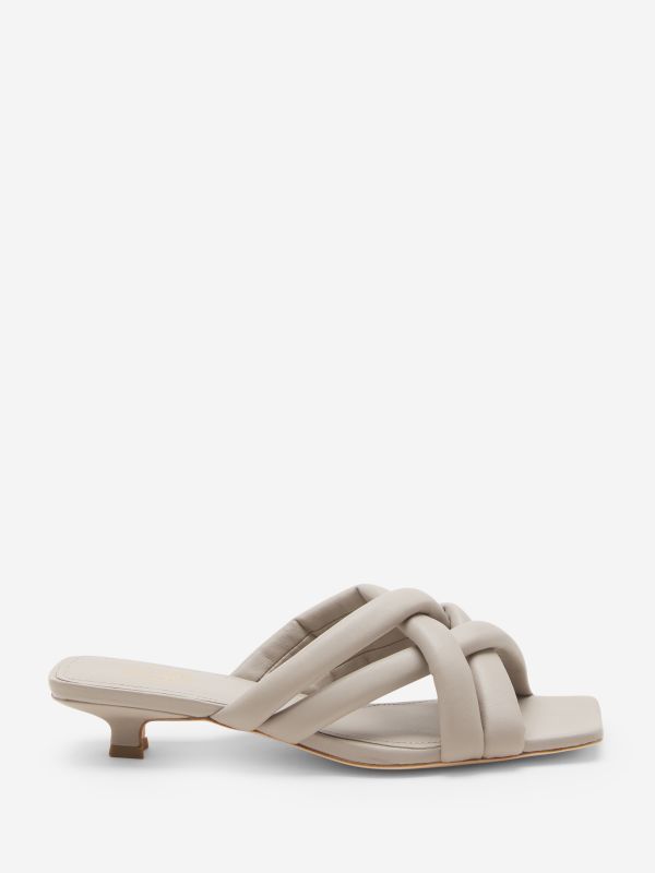 ASH Nolita Platte Sandalen Dames Pearl | 852391MIL