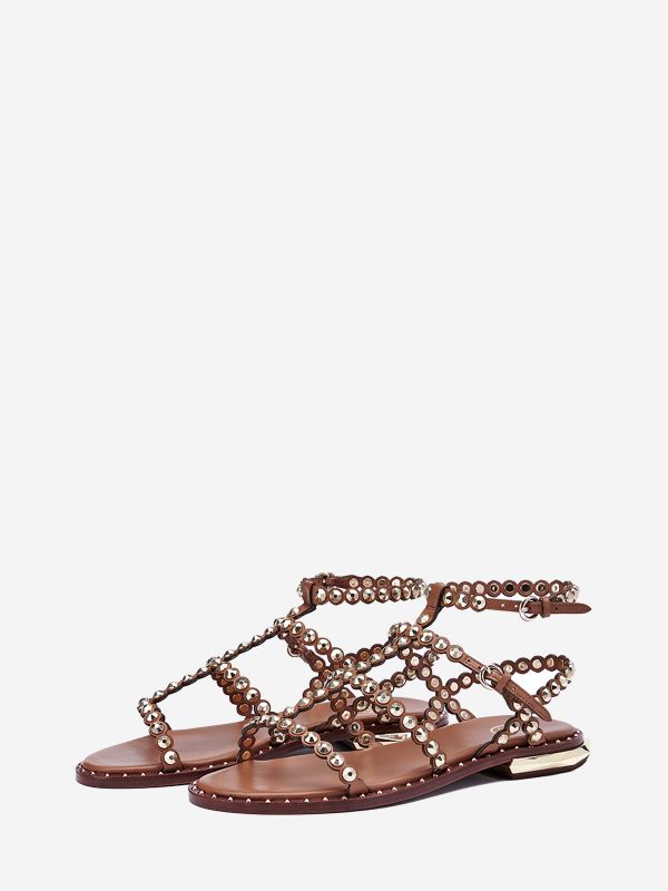 ASH Pamela Platte Sandalen Dames New Cinnamon | 186047KJW