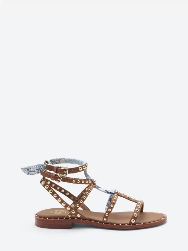 ASH Patchouli Platte Sandalen Dames Cuoio / Skylight | 047983VCI