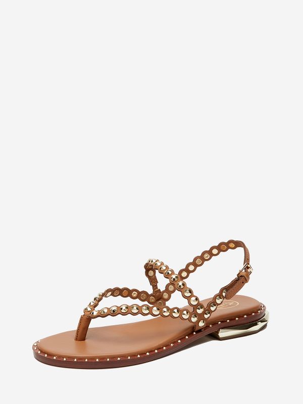 ASH Patchy Platte Sandalen Dames New Cinnamon | 257694VPN