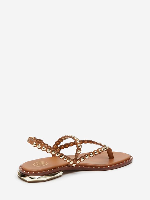 ASH Patchy Platte Sandalen Dames New Cinnamon | 257694VPN