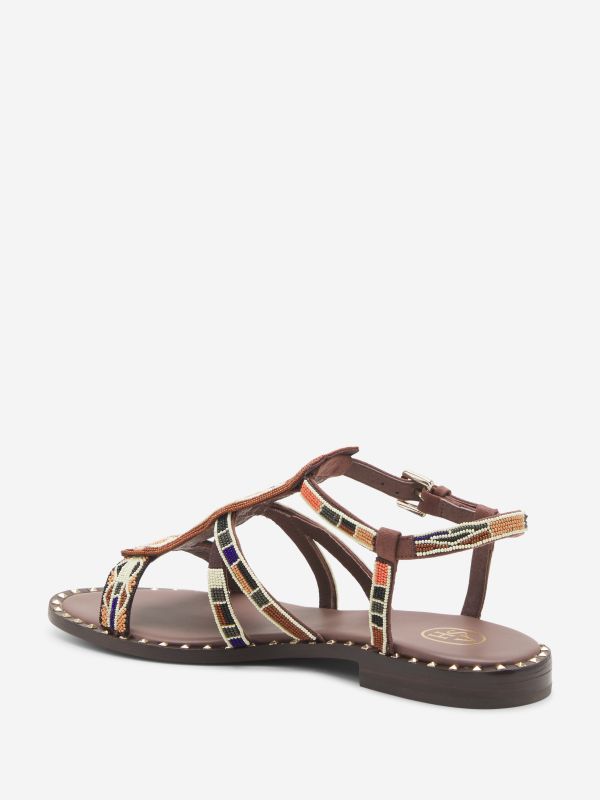 ASH Peaceful Platte Sandalen Dames Mogano | 742861OQI