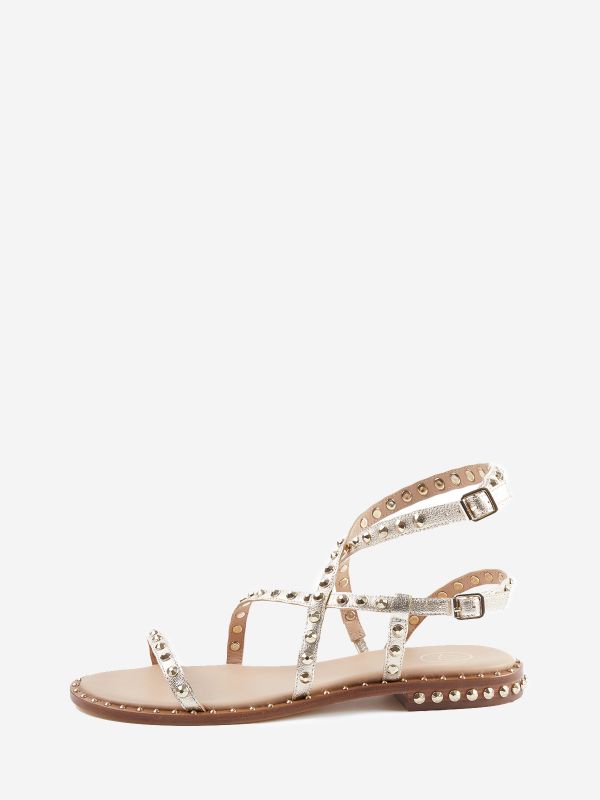 ASH Petra Platte Sandalen Dames Lichtgoud | 527381TZX