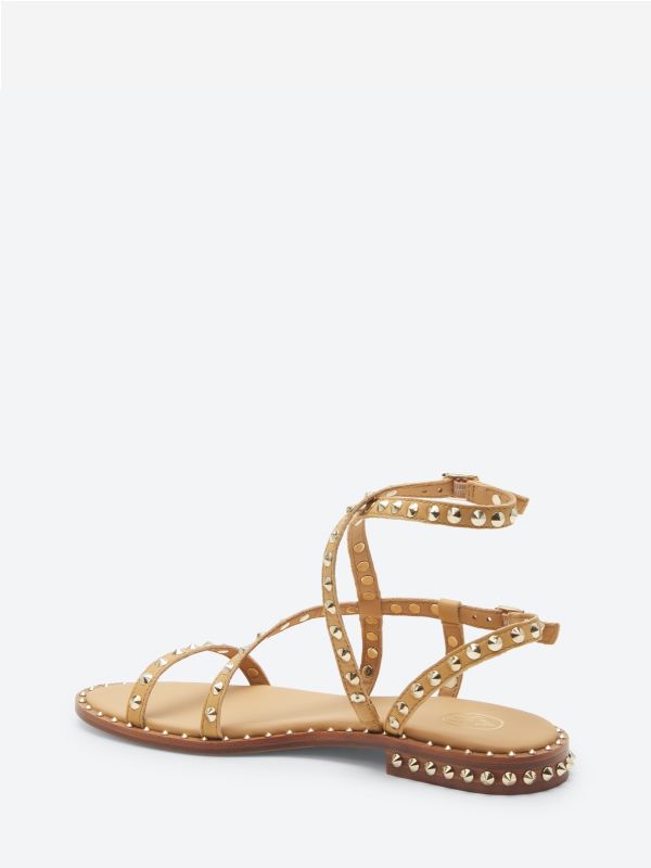 ASH Petra Platte Sandalen Dames Nude | 739540KGA