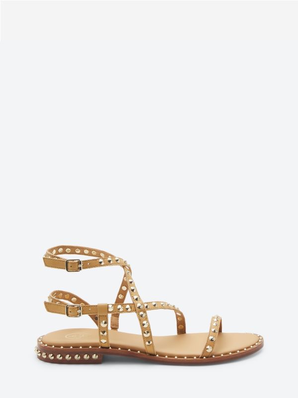 ASH Petra Platte Sandalen Dames Nude | 739540KGA