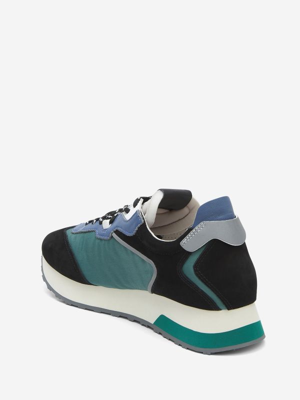 ASH Tiger Lage Sneakers Dames Zwart Groen | 381752SMV