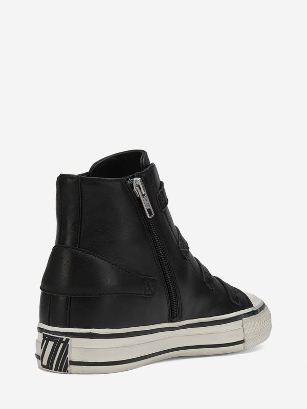 ASH Virgin Hoge Sneakers Dames Zwart | 842569MPD